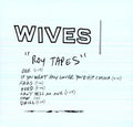 Wives- Roy Tapes ( Vinyl )