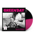 Green Day- Saviors (Indie Exclusive Magenta & Black Split w/ Poster) (DAMAGED) ( Vinyl )