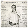 Leonard Cohen- Leonard Cohen: Live Songs ( Vinyl )