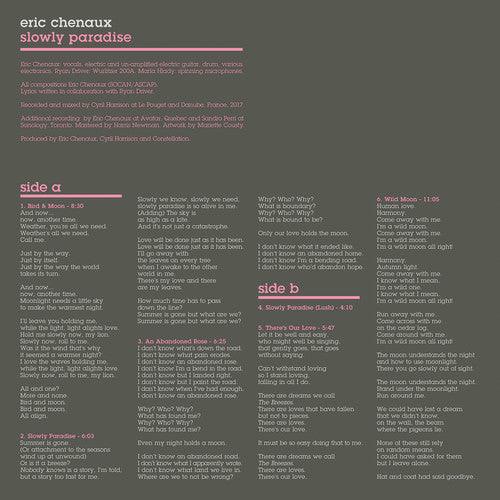 Eric Chenaux- Slowly Paradise ( Vinyl )