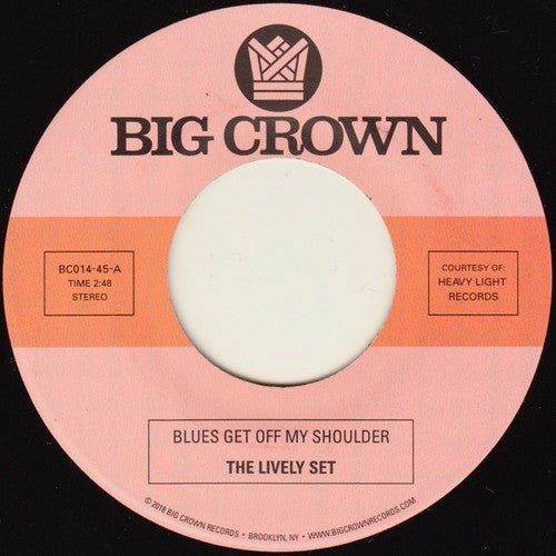 Lively Set- Blues Get Off My Shoulder / I'm Begging You ( Vinyl )