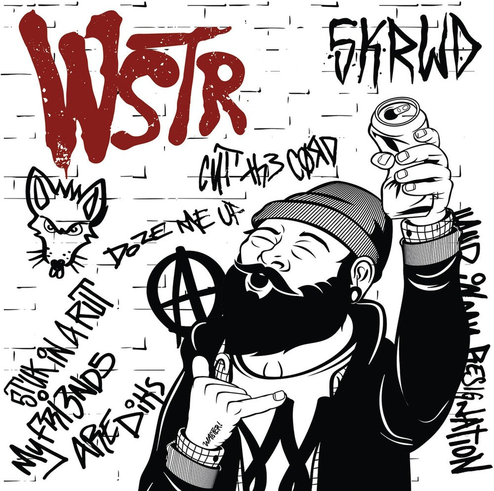 WSTR- Skrwd (Red & Bone Split Vinyl) (Red) (Wht) [Download Included] ( Vinyl )