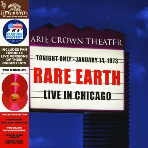 Rare Earth- Live in Chicago (Indie Exclusive Vinyl) (Red Translucent Vinyl) ( Vinyl )