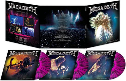 Megadeth- A Night In Buenos Aires (Purple & Black Splatter) ( Vinyl )