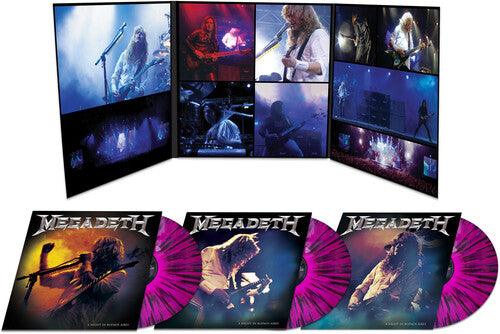 Megadeth- A Night In Buenos Aires (Purple & Black Splatter) ( Vinyl )