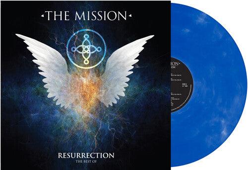 Mission- Resurrection - Best Of - Blue White Marble ( Vinyl )