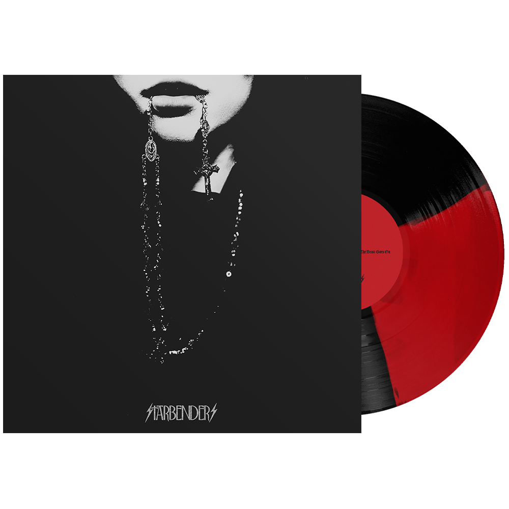 Starbenders- The Beast Goes On [Red + Black Quad] ( Vinyl )