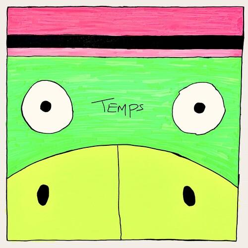 The Temps- PARTY GATOR PURGATORY - Fluorescent Pink & Green ( Vinyl )