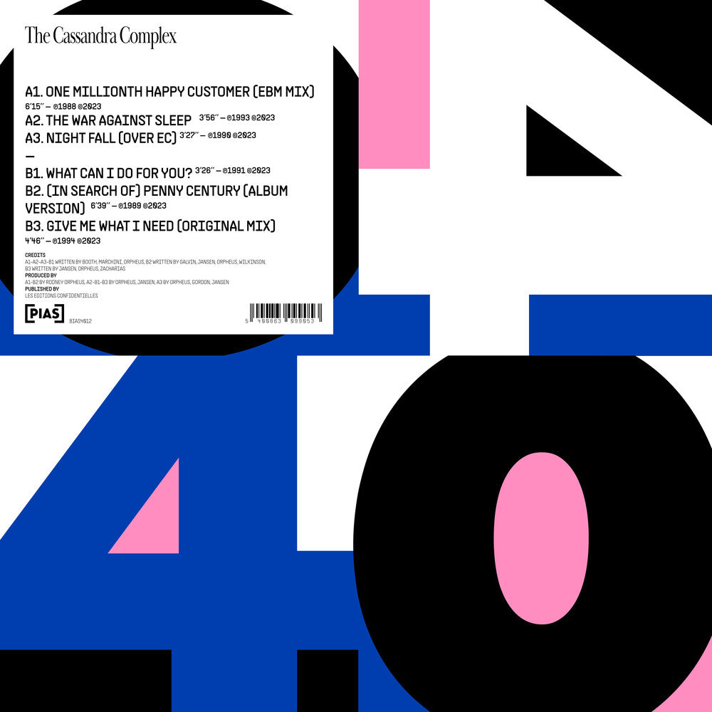 Cassandra Complex- - Pias 40 ( Vinyl )