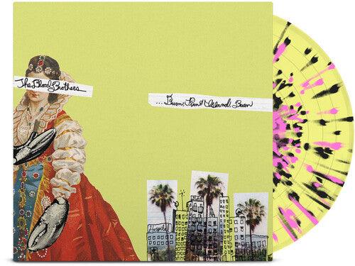 The Blood Brothers- Burn, Piano Island, Burn (Deluxe Ed.) Yellow w/Pink & Black Splatter ( Vinyl )