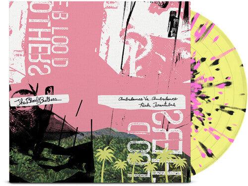 The Blood Brothers- Burn, Piano Island, Burn (Deluxe Ed.) Yellow w/Pink & Black Splatter ( Vinyl )