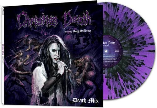 Christian Death- Death Mix - Purple/black Splatter ( Vinyl )