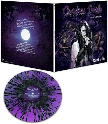 Christian Death- Death Mix - Purple/black Splatter ( Vinyl )