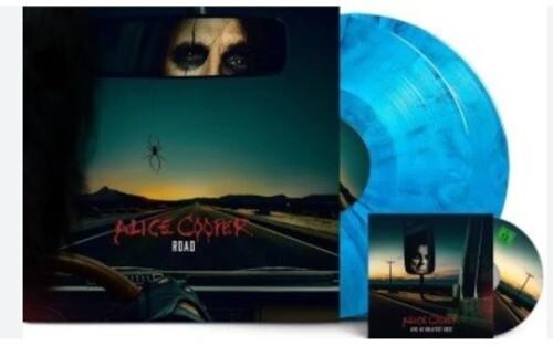 Alice Cooper- Road (Indie Exclusive Blue Marbled 2LP+DVD) ( Vinyl )