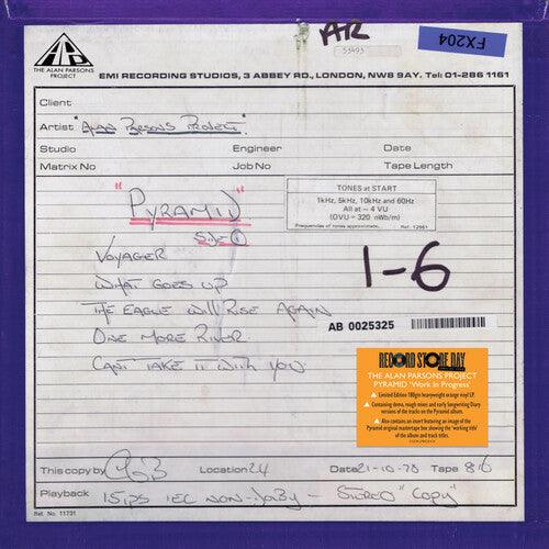 Alan Parsons Project- Pyramid 'work In Progress' -RSD24 ( Vinyl )