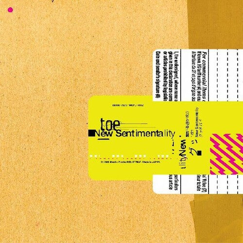 Toe- New Sentimentality ( Vinyl )