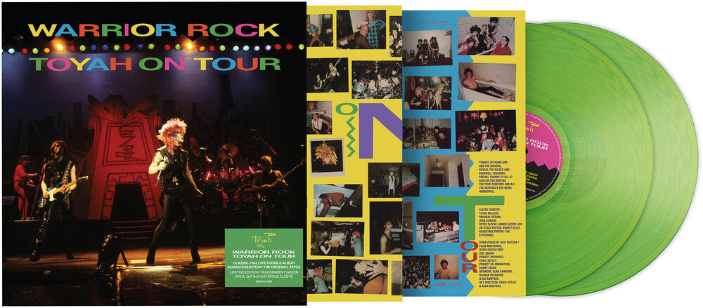 Toyah- Warrior Rock - Toyah On Tour - Transparent Green ( Vinyl )