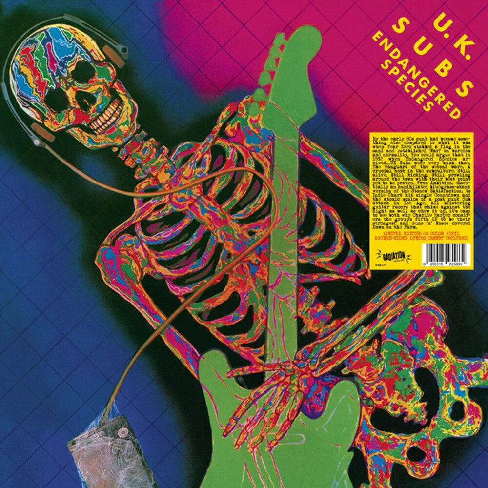 Uk Subs- Endangered Species [Colored Vinyl] (Pnk) (Uk) ( Vinyl )