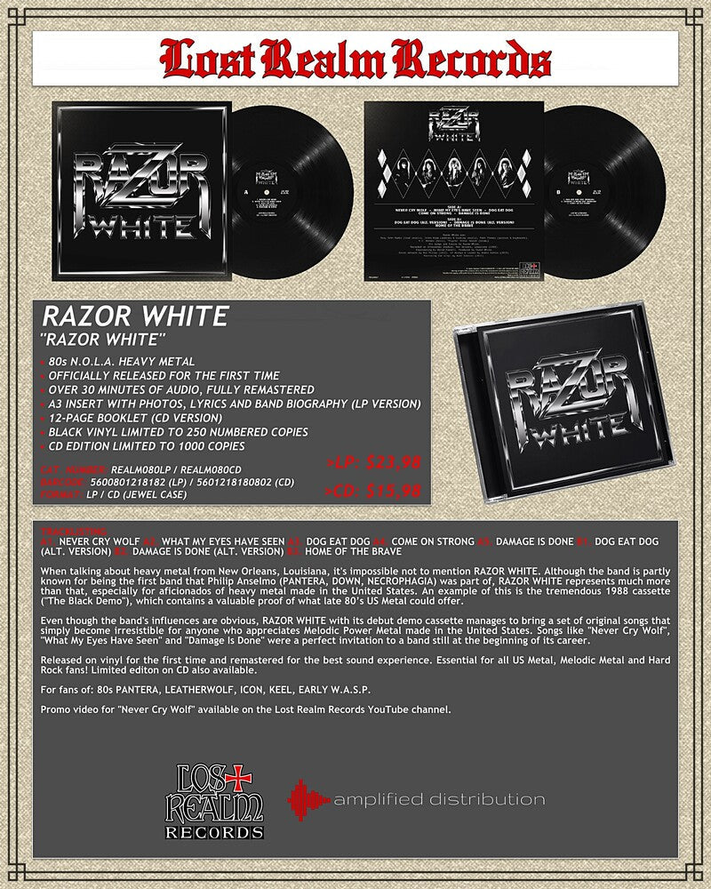 Razor White- Razor White ( Vinyl )