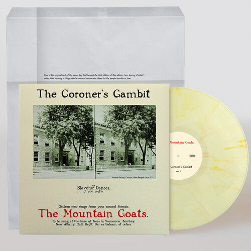 The Mountain Goats- Coroner's Gambit (Kandy Korn Hybrid Yellow Vinyl) ( Vinyl )