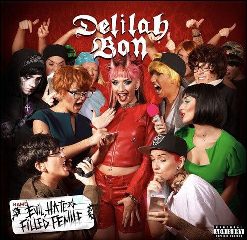 Delilah Bon- Evil, Hate Filled Female - Red & Neon Green Vinyl ( Vinyl )