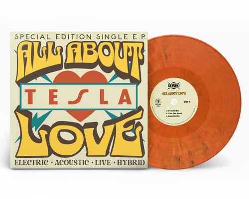 Tesla- All About Love - Orange ( Vinyl )