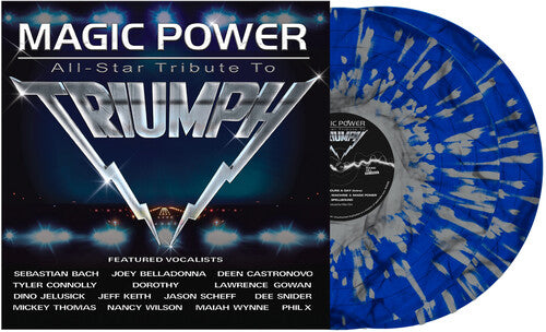 Various- Magic Power: All Star Tribute To Triumph (Dark Blue & White Splatter Vinyl) ( Vinyl )