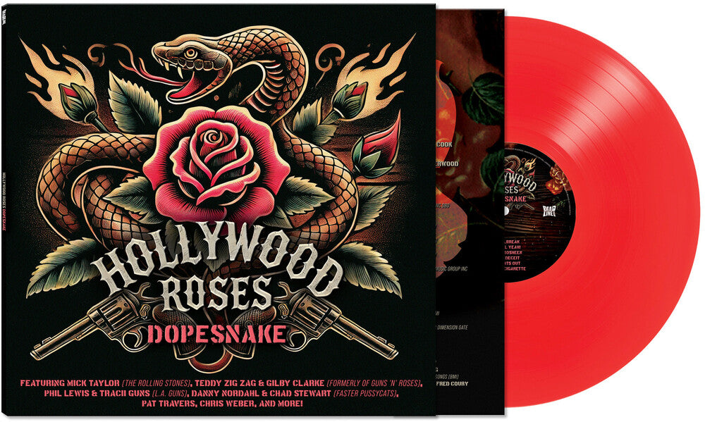 Hollywood Roses- Dopesnake [Colored Vinyl] [Limited Edition] (Red) ( Vinyl )