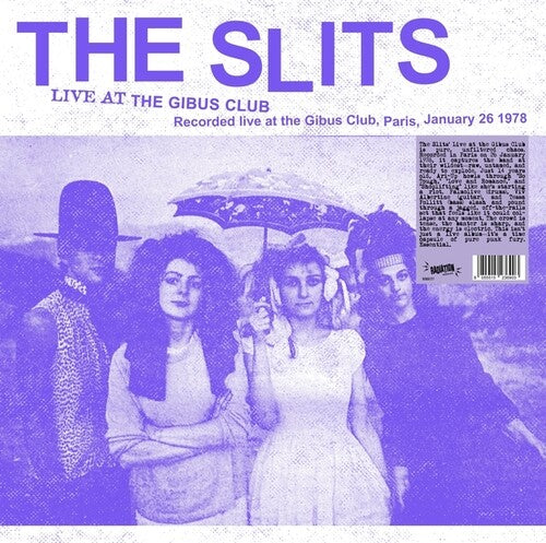 The Slits- Live At The Gibus Club ( Vinyl )