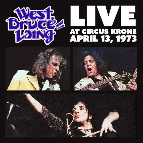 West- Live at Circus Krone, Frankfurt, Germany - April 13, 1973 - Clear Frosted Glass ( Vinyl )