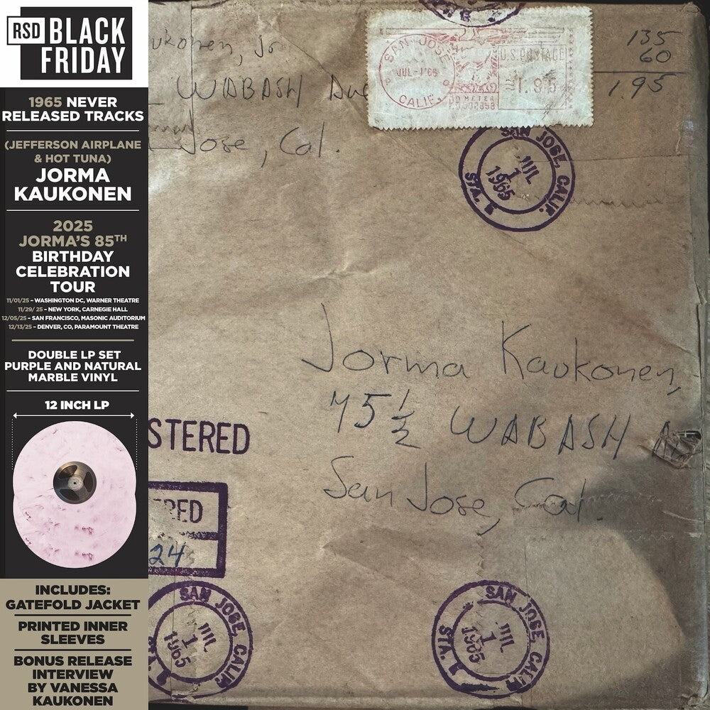 Jorma Kaukonen- Wabash Avenue: 1965 Never Released Tracks [RSD Black Friday 2025] ( Vinyl )