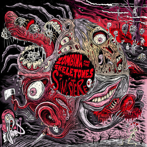Zombina & the Skeletones- In Sinistereo - Red ( Vinyl )