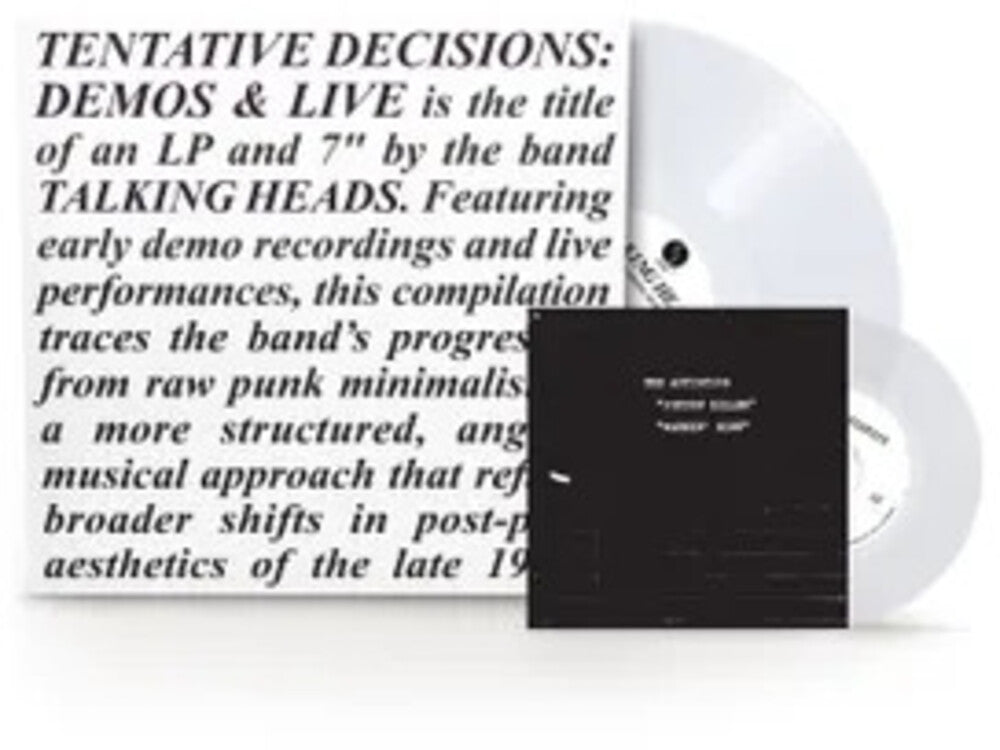 Talking Heads- Tentative Decisions: Demos & Live [RSD Black Friday 2025] ( Vinyl )