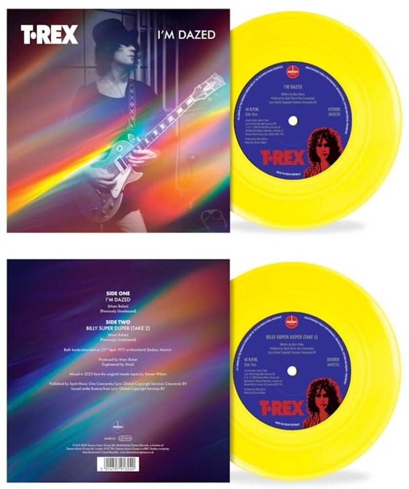 T.Rex- I'm Dazed / Billy Super Duper - Yellow Vinyl (Ylw) ( Vinyl )