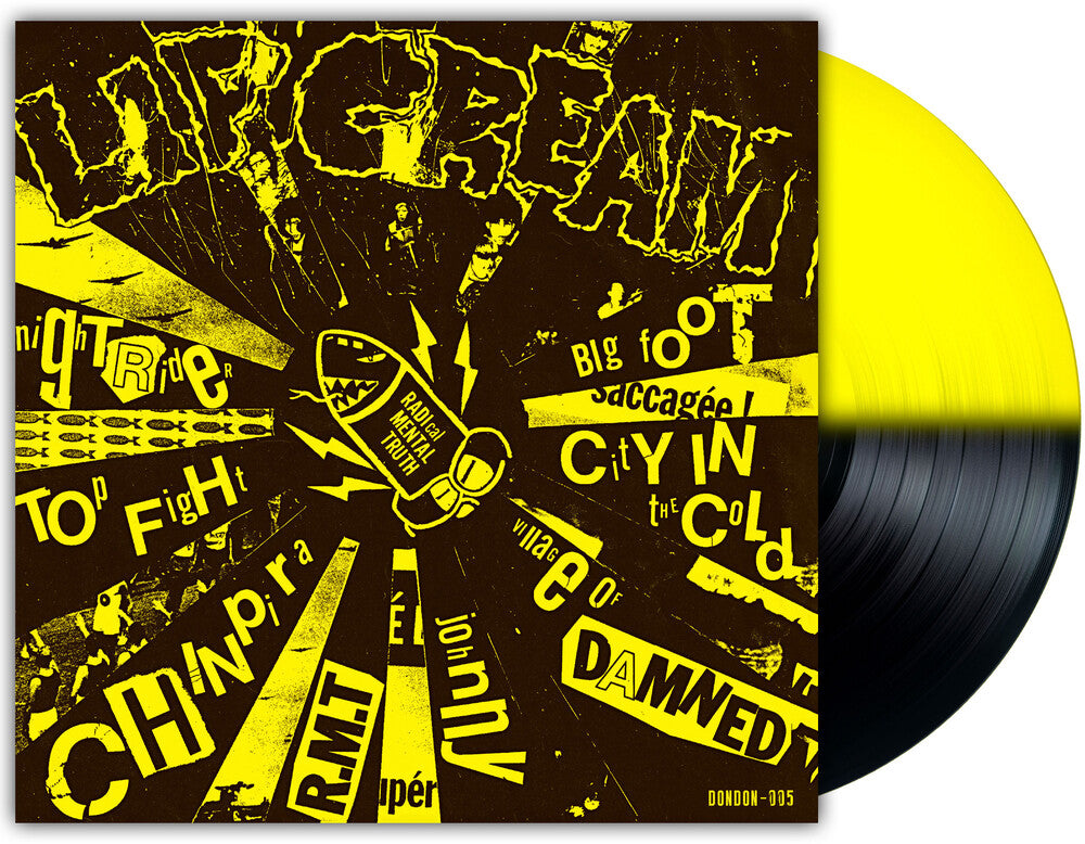 Lip Cream- Big Foot Cassette [Orchard Indie Exclusive Half Black and Half Yellow LP] ( Vinyl )