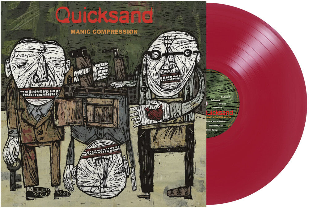 Quicksand- Manic Compression [Open Heart Red Vinyl] ( Vinyl )