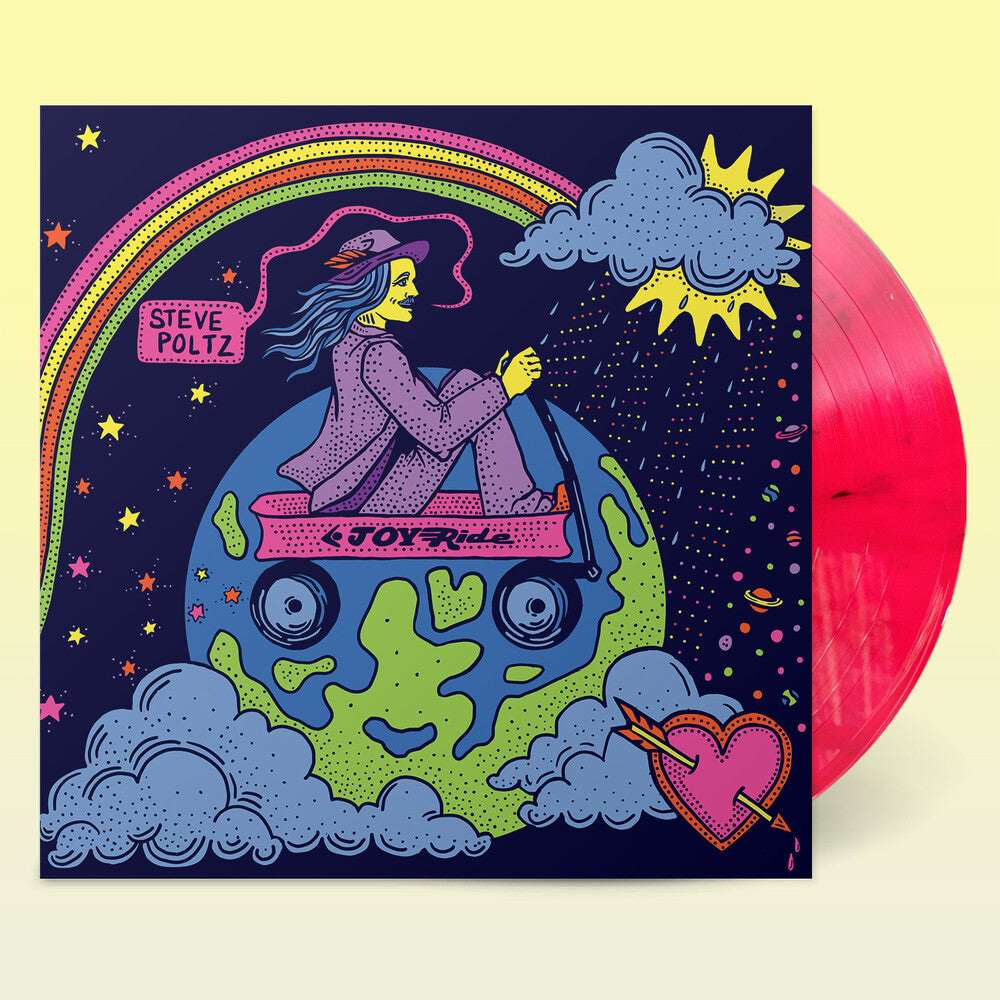 Steve Poltz- Joyride - Pink [Colored Vinyl] [Limited Edition] (Ofgv) (Pnk) [Download Included] ( Vinyl )