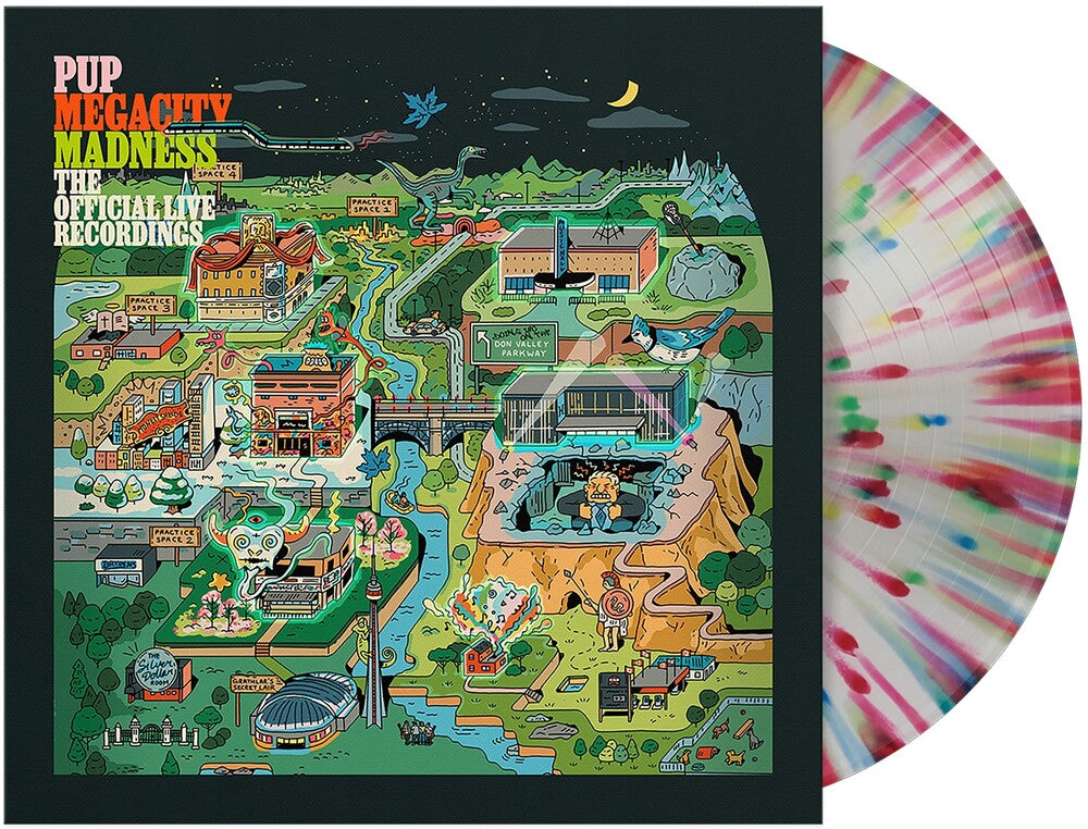 Pup- Megacity Madness (The Official Live Recordings) [Multicolor Splatter LP] ( Vinyl )