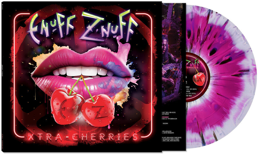 Enuff Z'Nuff- Xtra Cherries [Black/Pink/White Splatter/Haze] ( Vinyl )