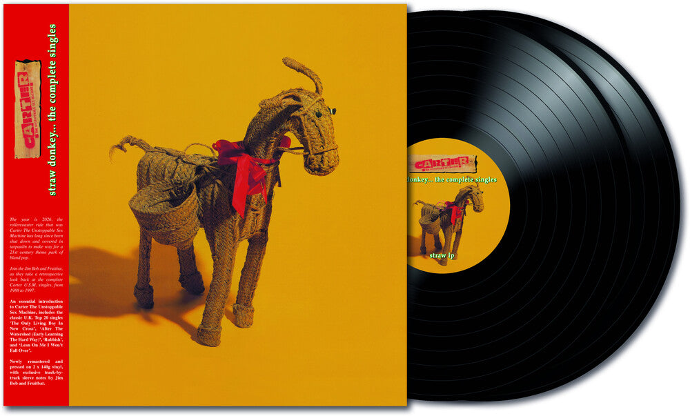 Carter The Unstoppable Sex Machine- Straw Donkey - The Complete Singles ( Vinyl )