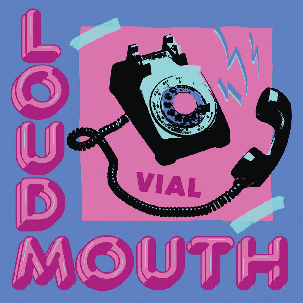 Vial- Loudmouth - Ice Blue With Aqua Blue Spokes (Blue) (PREORDER) ( Vinyl )