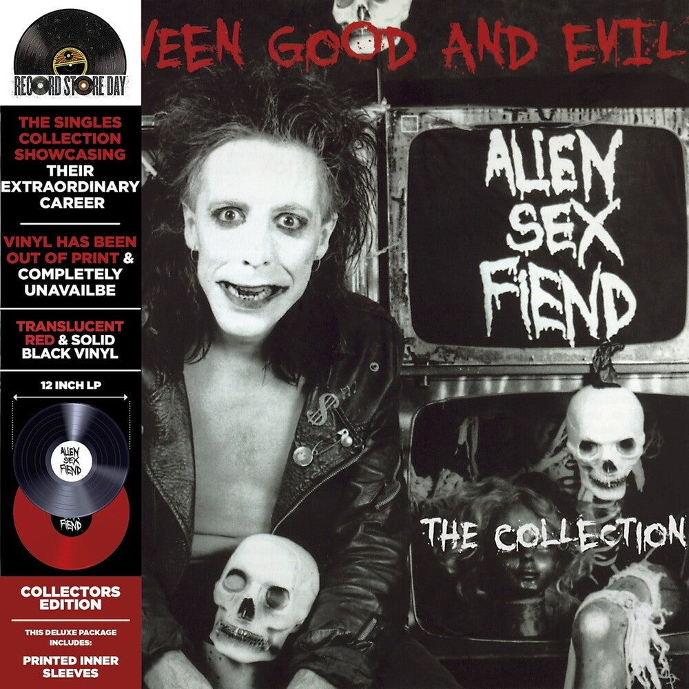 Alien Sex Fiend- Between Good & Evil - Red [Colored Vinyl] [Deluxe] [Limited Edition] (Red) (PREORDER) ( Vinyl )