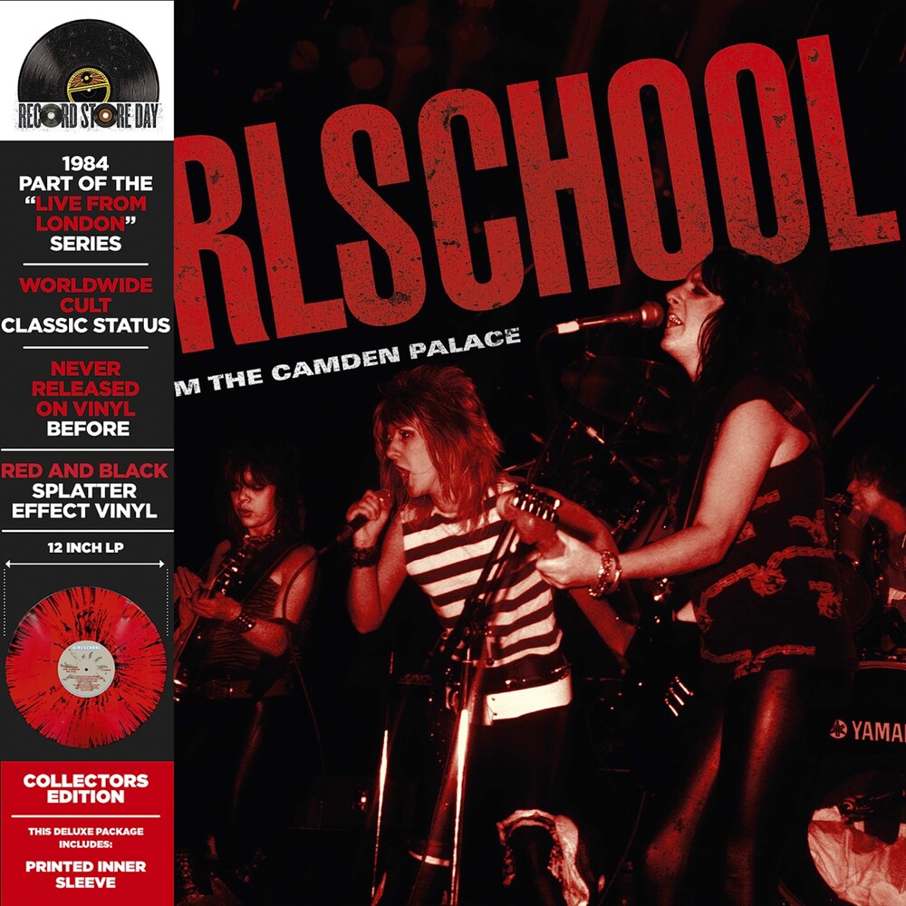 Girlschool- Live From The Camden Palace - Red [Colored Vinyl] [Deluxe] (PREORDER) ( Vinyl )
