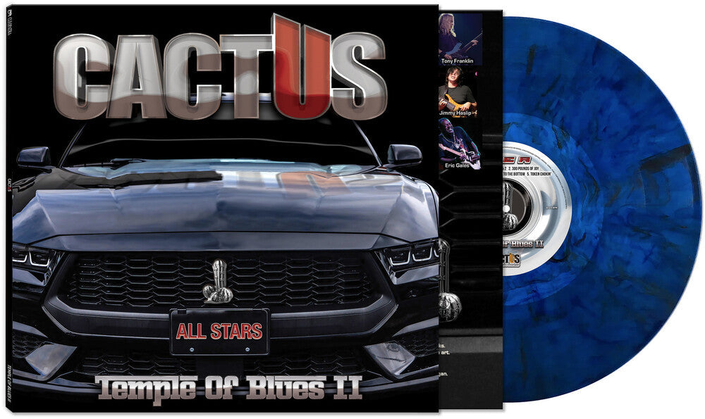 Cactus- Temple of Blues II: All-Stars [Blue Marble] ( Vinyl )