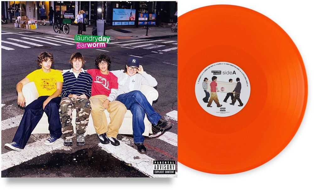 Laundry Day- Earworm - Neon Orange [Colored Vinyl] (Org) (PREORDER) ( Vinyl )