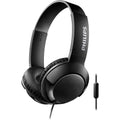 PHILIPS SHL3075BK BASS+ ON-EAR HEADPHONES WITH MIC - BLACK [ACCESSORIES]