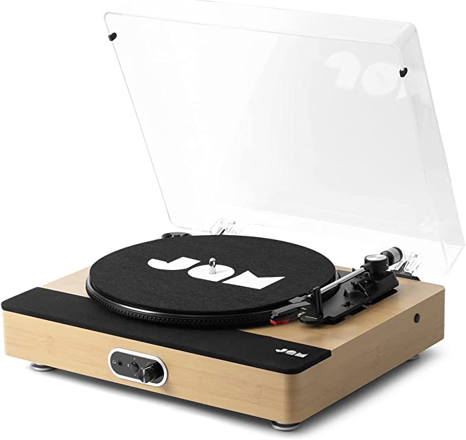 JAM The Sound Stream + Turntable - Bamboo [Tech & Turntables]
