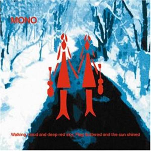 Mono- Walking Cloud & Deep Red Sky Flag Fluttered & Sun ( Vinyl )