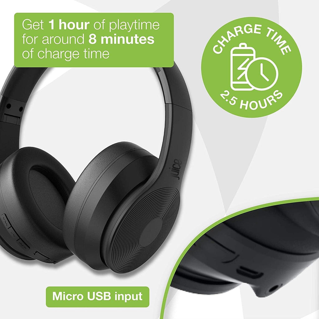 JUICE®CANS PRO - ACTIVE NOISE CANCELLING TRUE WIRELESS ON-EAR HEADPHONES [ACCESSORIES]