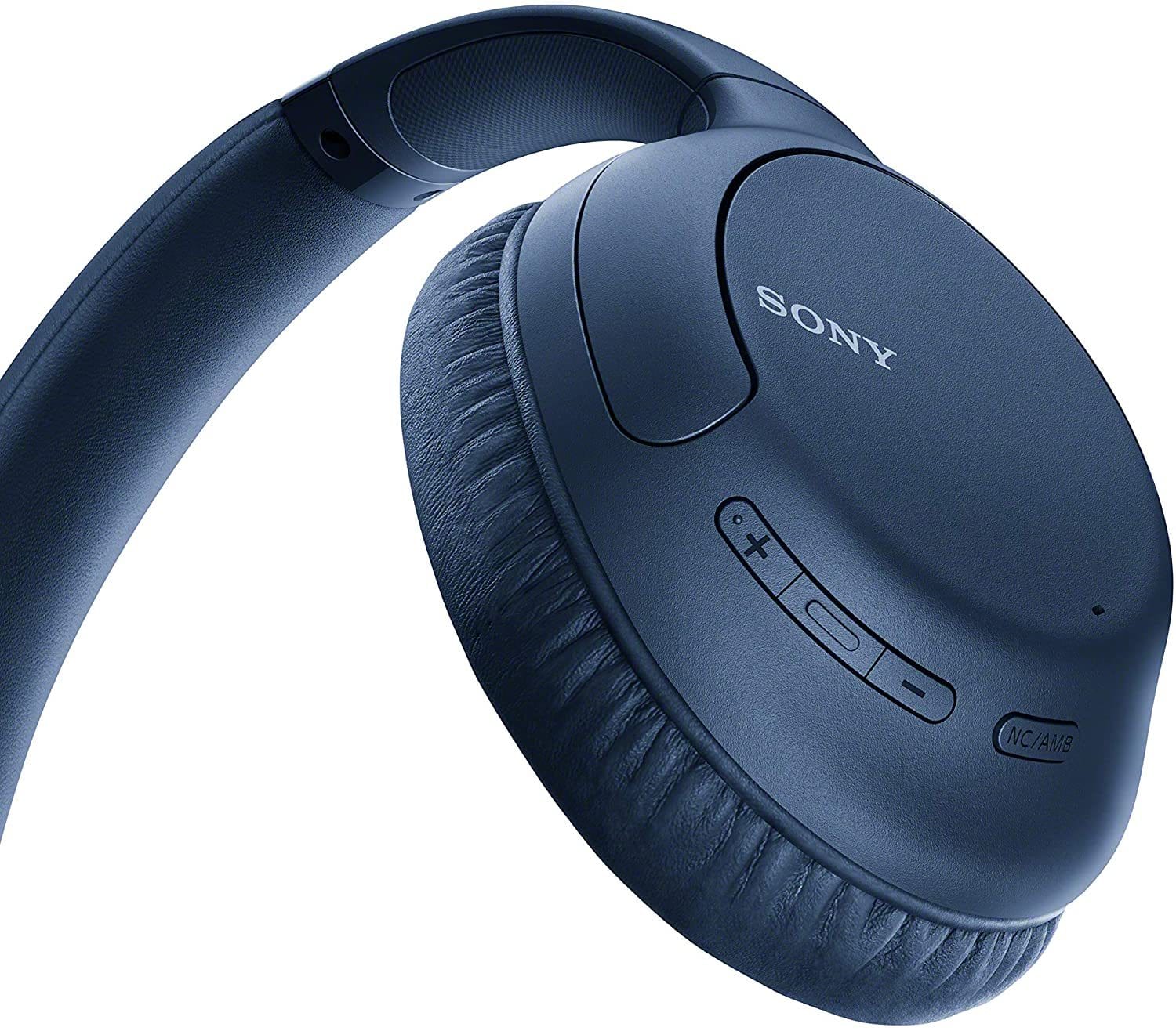 Sony WH-CH710N Noise Cancelling Wireless Headphones (Blue) [Accessories]